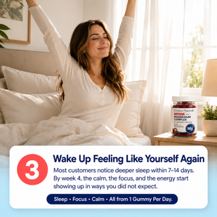 Most customers notice deeper sleep and less morning grogginess within the first 7–14 days